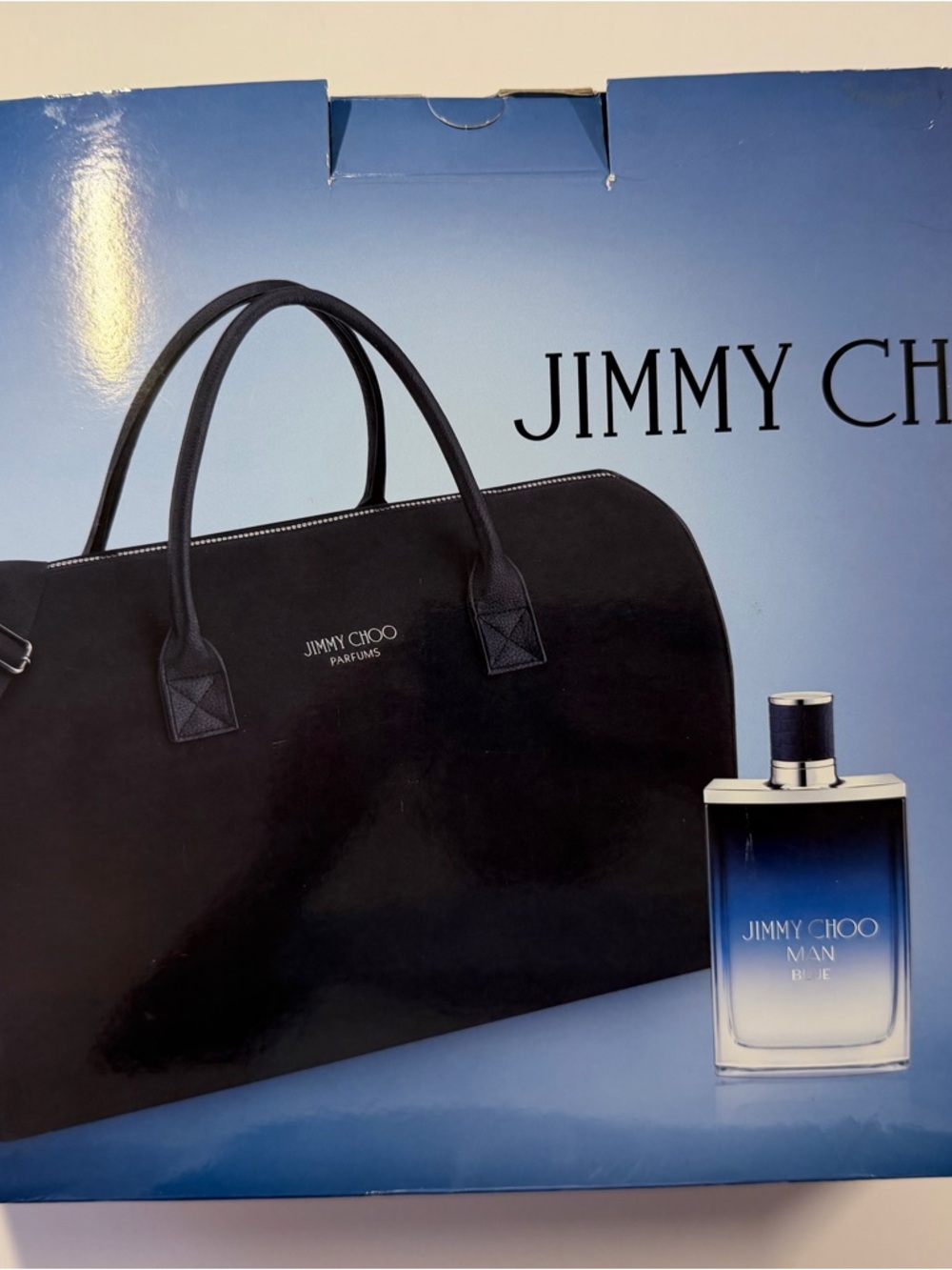 Jimmy Choo Parfums Black Weekend Duffle Travel Bag – Large